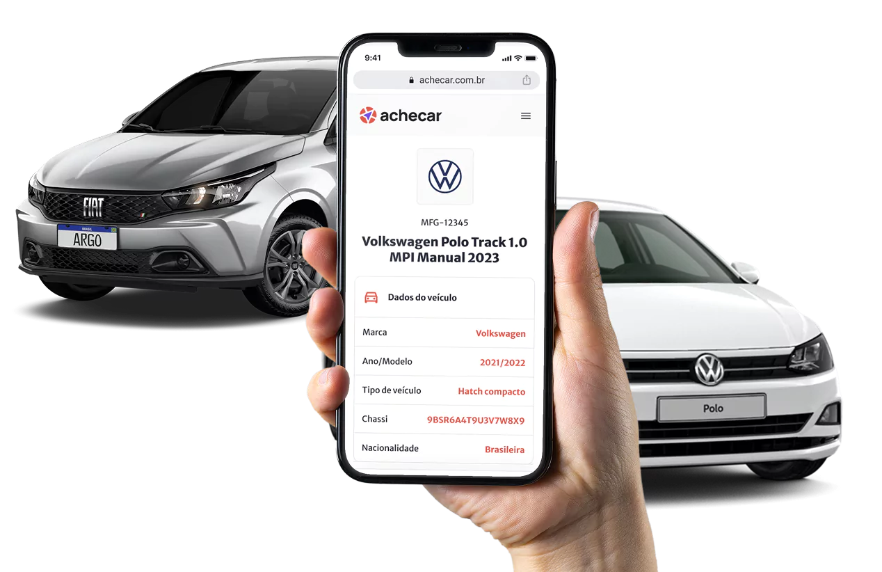 Carro branco vista lateral