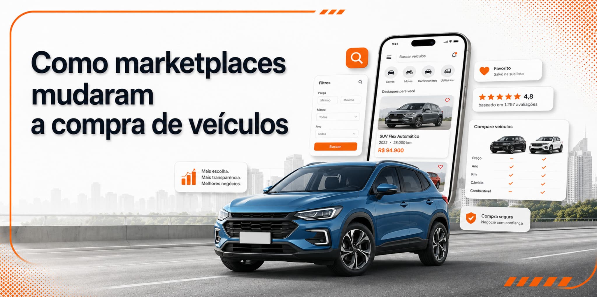 Como os marketplaces estão transformando a negociação de veículos